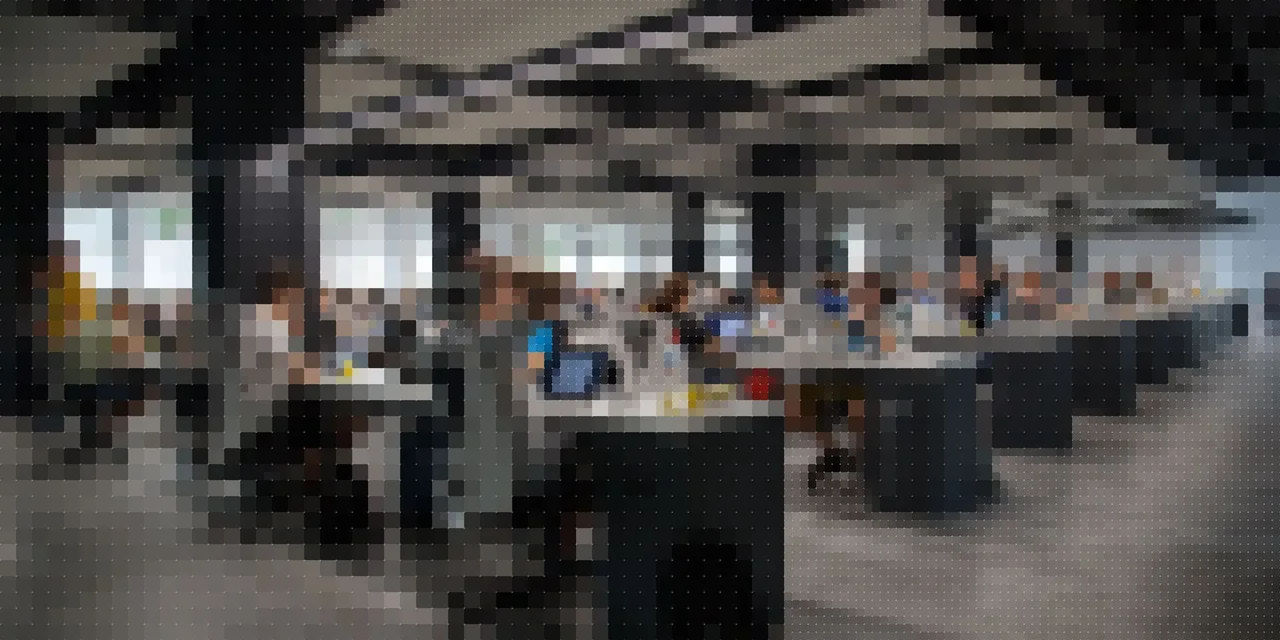 People in an office