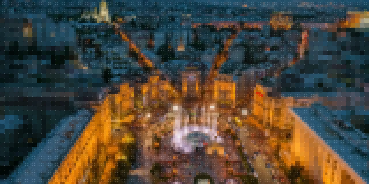 Pixellated image of Kyiv