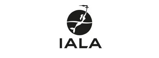 IALA logo, black and white