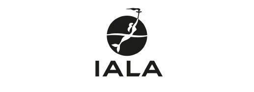IALA logo, black and white