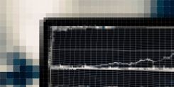 Pixellated image of a computer screen