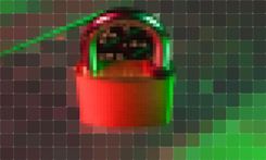 Pixellated image for a lock
