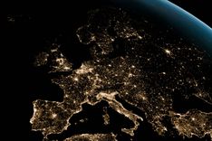 Photo of the Earth at night