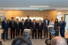 Vietnamese delegation at Cybernetica's office